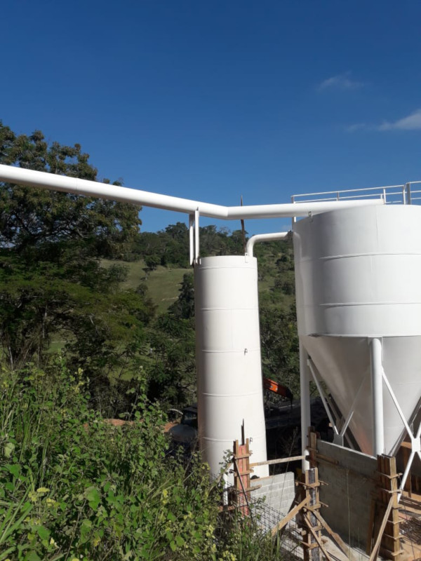 Silo e tanque tratamento água