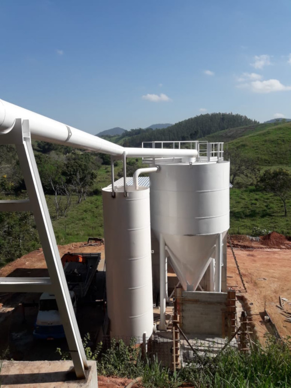 Silo e tanque tratamento água