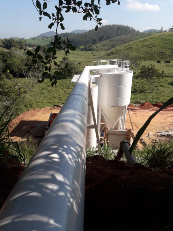 Silo e tanque tratamento água